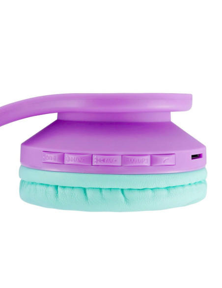 Casti audio PowerLocus Casti pentru copii TealPrplP1