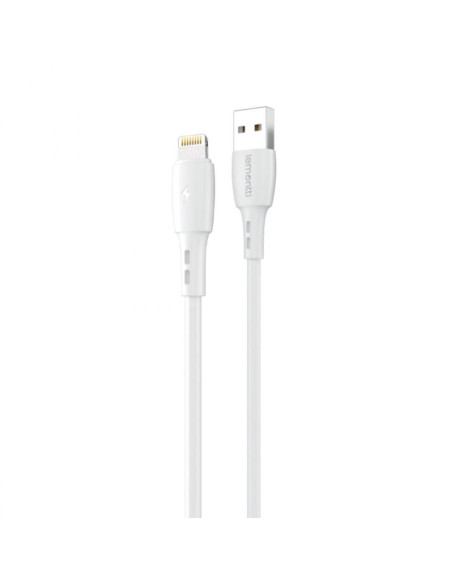 Cabluri periferice LEMONTTI Cablu Wind USB-A Lemontti 0.5m, Alb