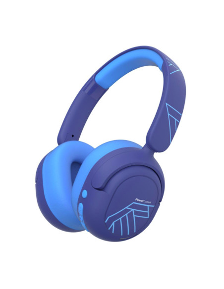 Casti audio PowerLocus Casti copii LionKids Blue