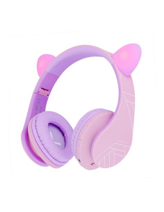 Casti audio PowerLocus Casti copii KidsCat Purple/Pk 2