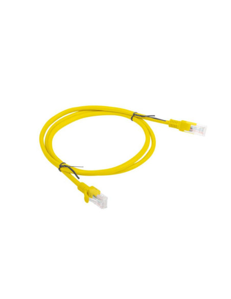 Alte accesorii retea LANBERG PATCHCORD CAT.5E UTP 1M YELLOW
