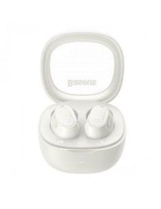 Casti audio BASEUS Casti Baseus Bowie WM02 BT 5.3, alb-crem