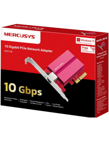 Routere Wireless MERCUSYS 10 Gigabit PCIe...