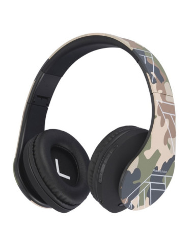 Casti audio PowerLocus Casti Wireless P2 Camo