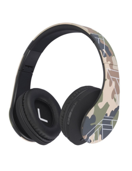 Casti audio PowerLocus Casti Wireless P2 Camo