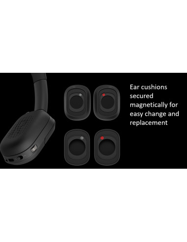 Casti audio HP Poly Focus 625 Stereo BT Headset