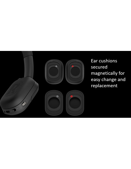 Casti audio HP Poly Focus 625 Stereo BT Headset