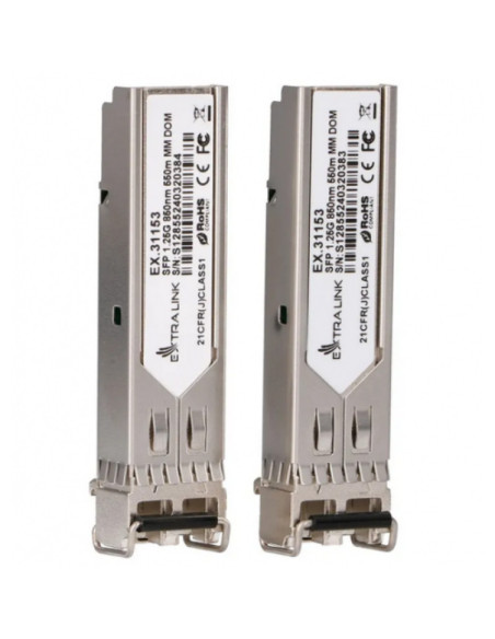 Accesorii switch-uri EXTRALINK UBIQUITI EXTRALINK SFP 1.25G 2-PACK