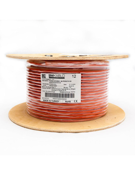 Accesorii 2MKABLO Cablu incendiu JEH(St)H 2x2x0.8mm ORANGE
