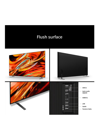 Televizoare SONY LED TV 50" SONY K55XR75M2PB.CEI