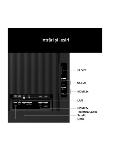 Televizoare SONY TV LED SONY 43" K43XR35M2PB.CEI