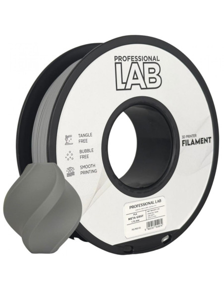 Accesorii imprimare 3D PROFESSIONAL LAB PROF. LAB 3D FILAMENT 1KG PLA META GRAY