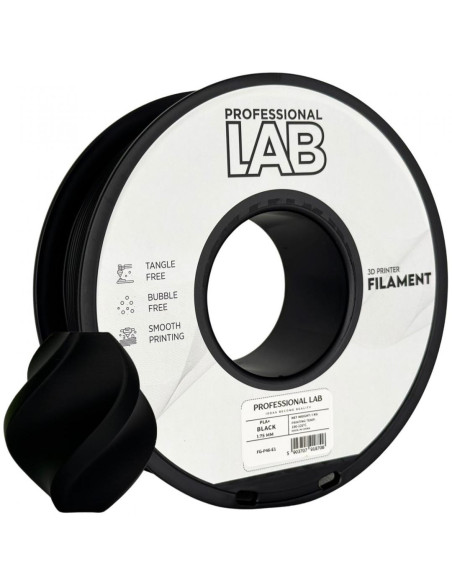 Accesorii imprimare 3D PROFESSIONAL LAB PROF. LAB 3D FILAMENT 1KG PLA+ BLACK