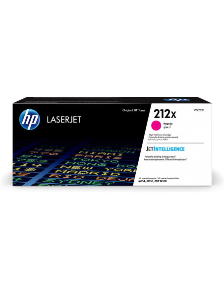 Toner Original HP Magenta, nr.212X, pentru Laser Jet M555x M554dn M555dn MFP M578c M578z M578f, 10k, incl.TV 1.2incl.TV "W2123X"