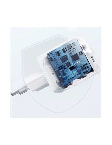 INCARCATOR retea Anker "323" 33W, PowerIQ, 1 x USB Type-C, 1 x USB, alb, "A2331G21" - 0194644115524