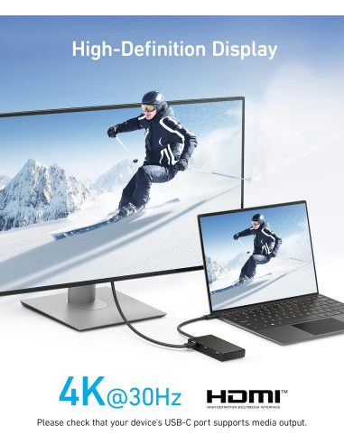 DOCKING Station Anker 5-in-1, porturi: HDMI(M)...