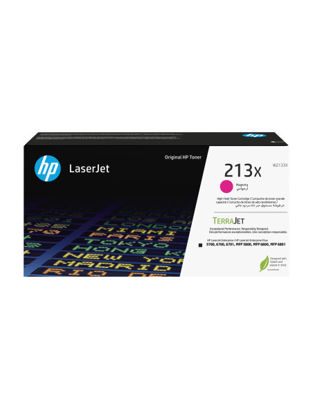 Toner Original HP Magenta, nr.213X, pentru Color LJ 5700 5800 6700 6800, 6K, incl.TV 1.2 RON, "W2133X"