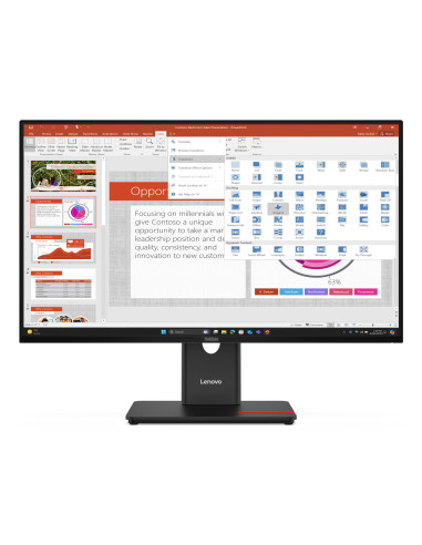 Lenovo Monitor ThinkVision T27-40 27" IPS FHD...