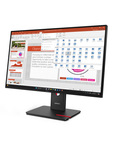 Lenovo Monitor ThinkVision T27-40 27" IPS FHD...
