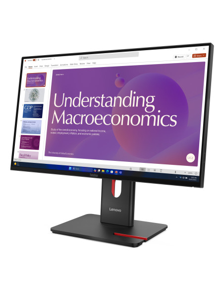 Lenovo Monitor ThinkVision T24D-40 23,8" IPS FHD 4ms 250cd 1500:1 120Hz DaisyChain HUB Speakers Tilt Swivel Lift Pivot "64B9GAT1