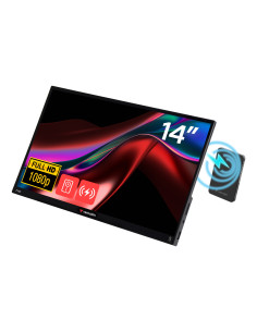 Monitor tactil portabil Verbatim 14", wireless power...