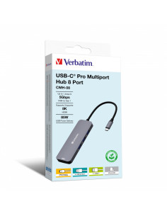 DOCKING Station Verbatim USB C PRO MULTIPORT 8 PORT CMH 2...