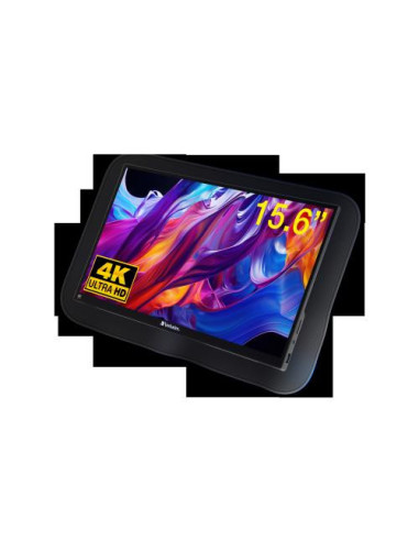 Monitor tactil portabil Verbatim 15.6", 4K,...