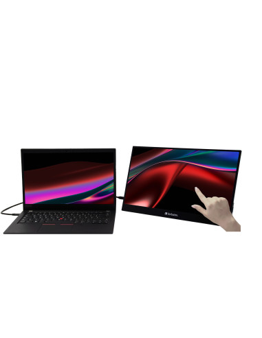 Monitor tactil portabil Verbatim 17.3", 4K,...