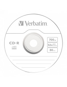 CD-R VERBATIM 700MB, VITEZA 52X, SUPRAFATA PROTECTIE...