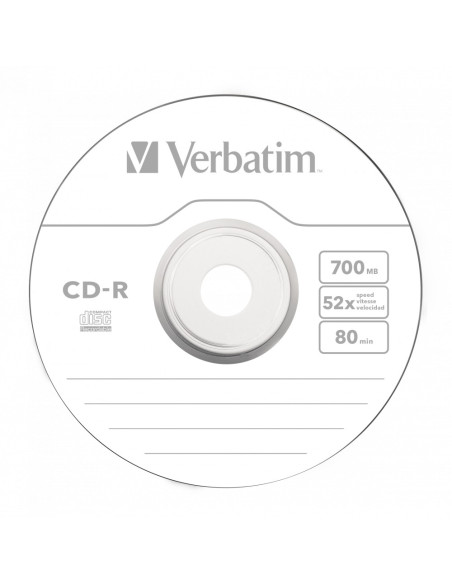 CD-R VERBATIM 700MB, VITEZA 52X, SUPRAFATA PROTECTIE EXTRA, SLIM CASE, 1 BUC, "43415"