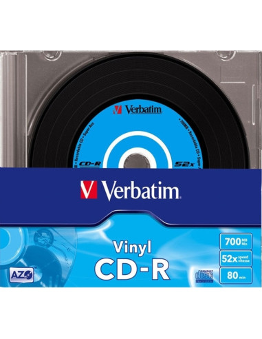 CD-R VERBATIM 700MB, 80min, viteza 52x, PACK...