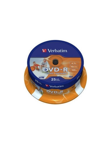 DVD-R VERBATIM 4.7GB, 120min, viteza 16x, 25...
