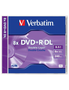 DVD+R VERBATIM 8.5GB, 240min, viteza 8x, Double Layer,...
