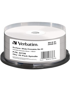 BD-R VERBATIM 25GB, Viteza 6X, 25PK SPINDLE, "43738"