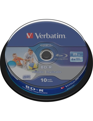 BD-R VERBATIM 25GB, viteza 6x, 10 buc, Single...