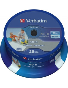BD-R VERBATIM 25GB, viteza 6x, 25 buc, Single Layer,...