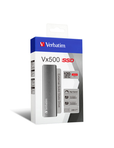 SSD EXTERN VERBATIM VX500 120GB USB 3.1 "47441"