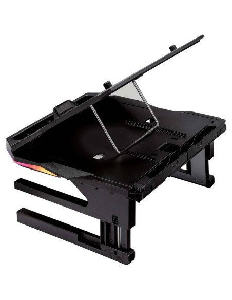 STAND NOTEBOOK VERBATIM PORTUS X2 RGB 17" NEGRU "48843"