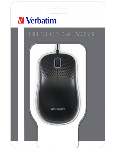 MOUSE Verbatim SILENT OPTICAL BLK, "49024"