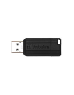 MEMORII USB Verbatim 2.0 PINSTRIPE 128GB BLACK, "49071"
