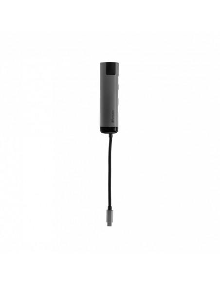 DOCKING Station VERBATIM, Gigabit LAN x 1, USB 3.0 x 2, HDMI x 1 (4K), USB Type C x 1, conectare USB Type C, cablu 15 cm, max. 3