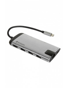 DOCKING Station VERBATIM, Gigabit LAN x 1, USB 3.0 x 3,...