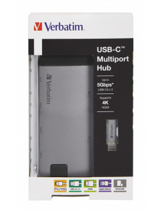 DOCKING Station VERBATIM, Gigabit LAN x 1, USB 3.0 x 3,... 2