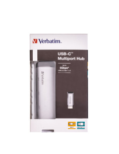 HUB VERBATIM MULTIPORT, USB 3.2, GEN 1, TYPE A "49147" 2