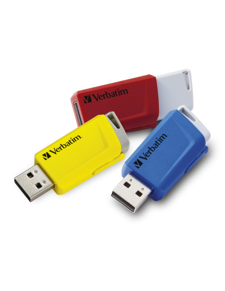 MEMORIE USB VERBATIM StoreNClick 3X16GB USB 3.0 ROSU/NEGRU/GALBEN "49306"