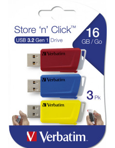 MEMORIE USB VERBATIM StoreNClick 3X16GB USB 3.0... 2