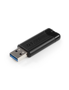 MEMORIE USB VERBATIM PINSTRIPE 64GB NEGRU USB 3.0 "49318" 2