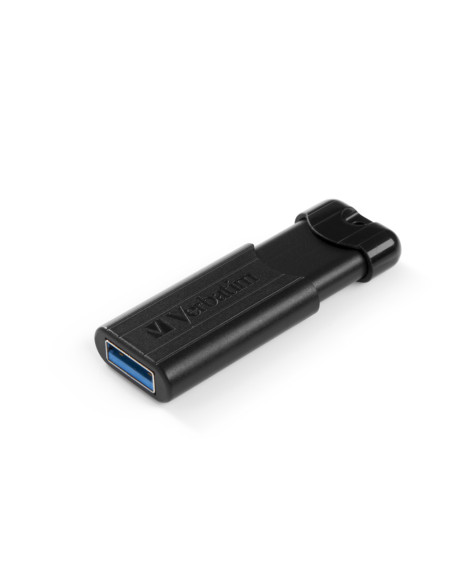 MEMORIE USB VERBATIM PINSTRIPE 64GB NEGRU USB 3.0 "49318"