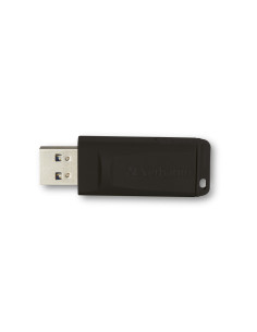 MEMORIE USB VERBATIM SLIDER, USB 2.0, 128GB BLK, "49328"