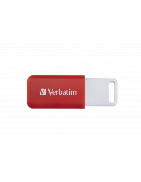 MEMORIE USB VERBATIM DATABAR 16GB USB 2.0 ROSU "49453"